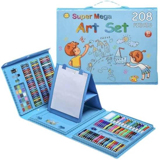 Table de dessin, Kit de peinture de luxe pour enfants, 208 pièces