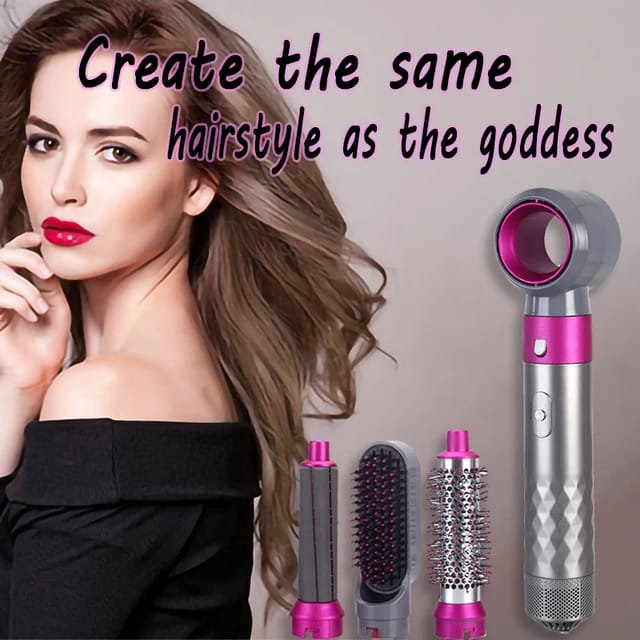 Brosse Sèche Cheveux 5 En 1