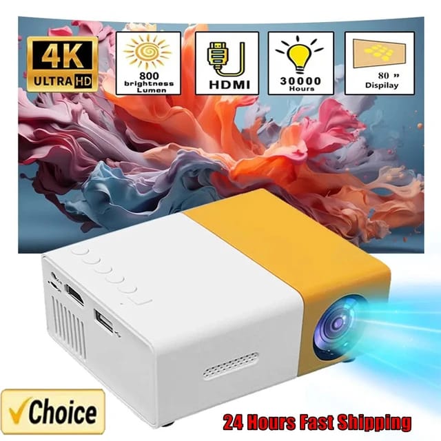 Mini projecteur mobile portable