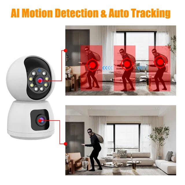 Caméra de surveillance intérieure IP WiFi HD