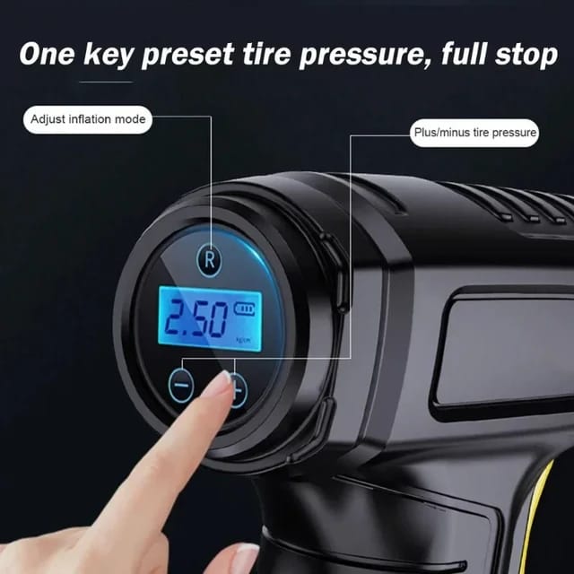 Pompe à air automatique sans fil avec affichage numérique