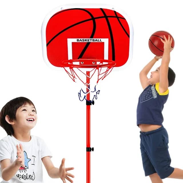 Panier + Ballon De Basketball Pour Enfants