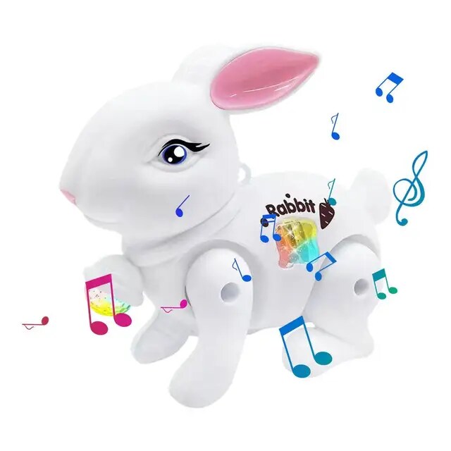 Jouets interactifs en forme de lapin pour enfants
