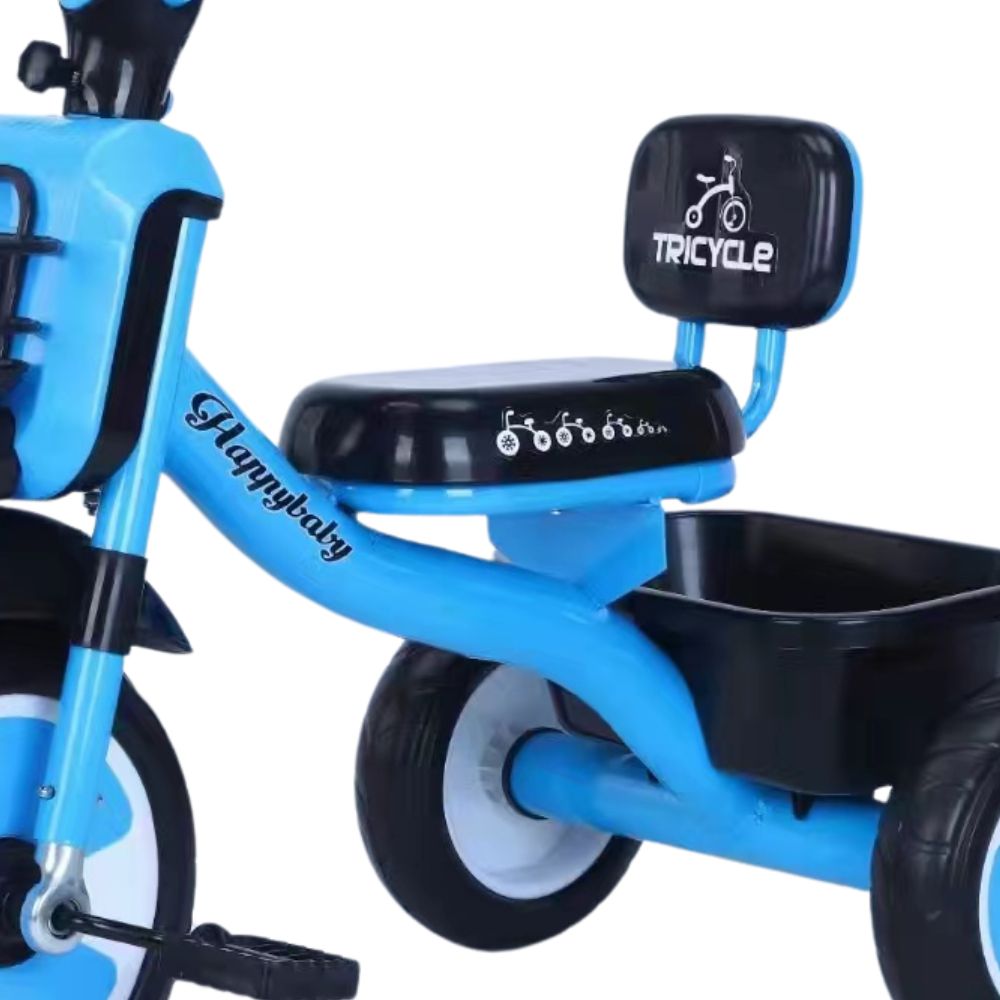 Tricycle pour enfants, 2 à 5 ans Garçons Filles avec Paniers de rangement avant et arrière