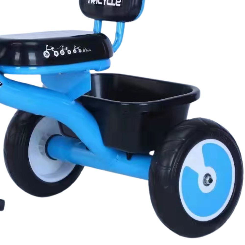 Tricycle pour enfants, 2 à 5 ans Garçons Filles avec Paniers de rangement avant et arrière
