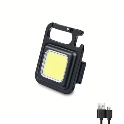 Mini lampe de poche Portable à LED, Rechargeable par USB