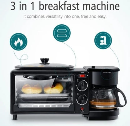 Machine à petit-déjeuner 3 en 1