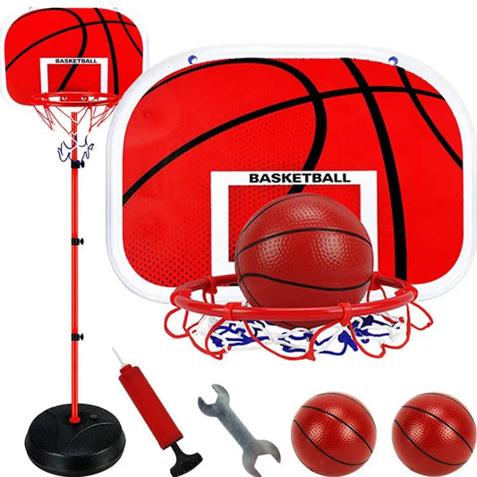Panier + Ballon De Basketball Pour Enfants