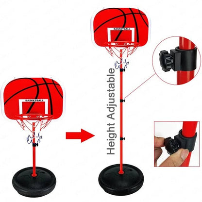 Panier + Ballon De Basketball Pour Enfants