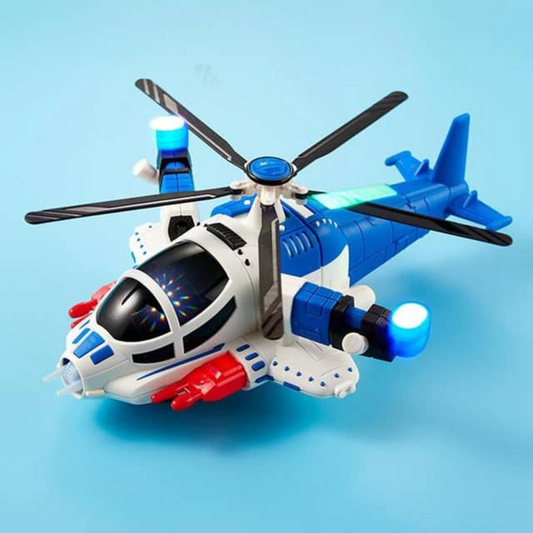 Hélicoptère de combat avec musique et lumière