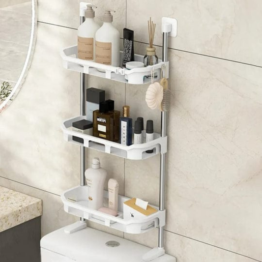 Etagère de rangement pour toilette 3 niveaux