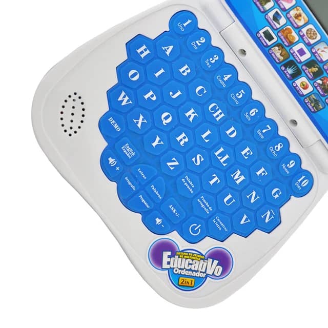 Mini ordinateur d'apprentissage pour enfants, interactif bilingue.