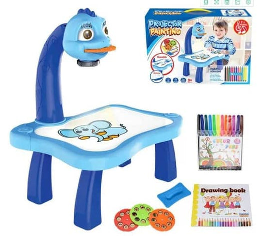 Jouet De Projecteur De Dessin De Trace, Table De Projecteur De Tablette De Dessin Pour Des Enfants, Projecteur De LED