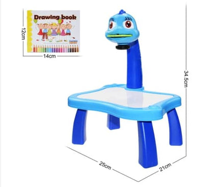 Jouet De Projecteur De Dessin De Trace, Table De Projecteur De Tablette De Dessin Pour Des Enfants, Projecteur De LED
