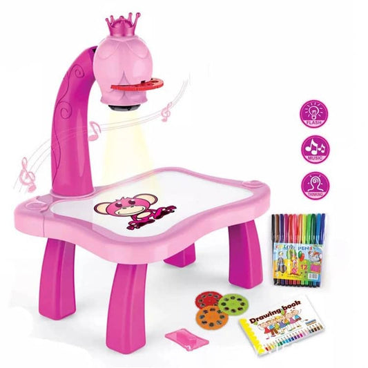 Jouet De Projecteur De Dessin De Trace, Table De Projecteur De Tablette De Dessin Pour Des Enfants, Projecteur De LED (Copie)