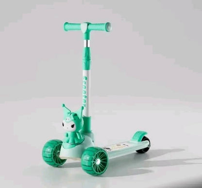 Trottinette ajustable pour enfants avec roue lumineuses