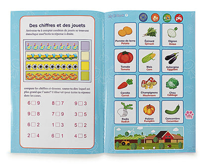 Livre électronique, éducatif, interactif, Intelligent avec Planche à Dessin et Crayon-feutre effaçable , chansons.