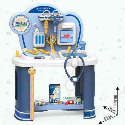 Jeu de rôle de médecin clinique de 24 pouces  et 17 accessoires