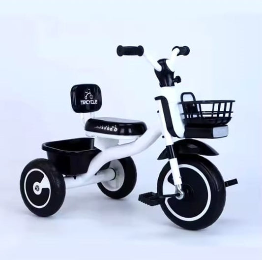 Tricycle pour enfants, 2 à 5 ans Garçons Filles avec Paniers de rangement avant et arrière