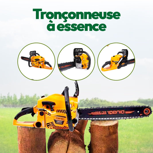 Tronçonneuse à Essence + 12 Mois De Garantie